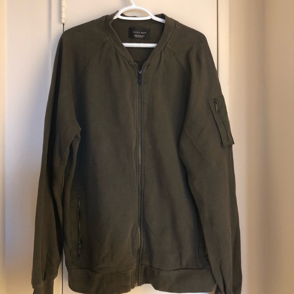 Zara Man Bomber Style Cotton Jacket XXL - Picture 1 of 4